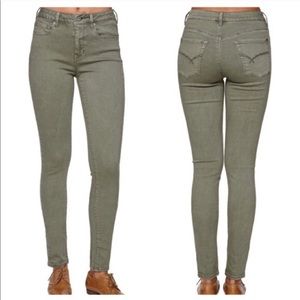 High rise skinny jeans